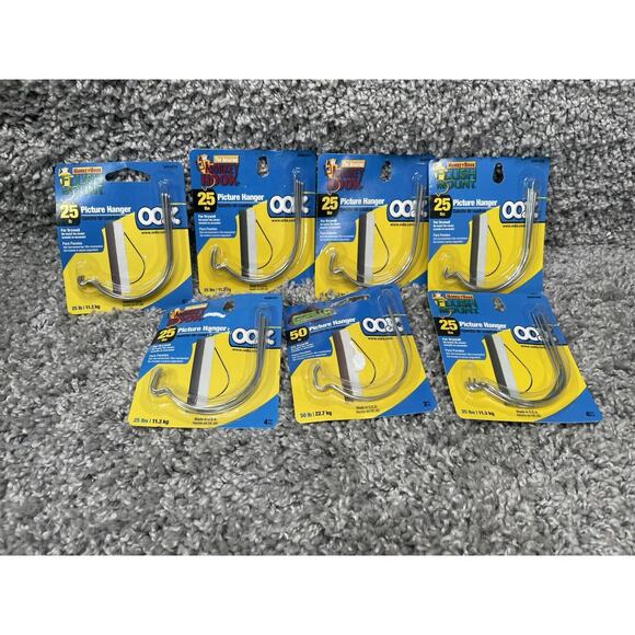 7 Pack OOK Monkey Hook Flush Mount Picture Hangers Home Improvement New - Picture 7 of 9